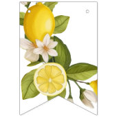 シトラスモダンレモンベビーシャワー バンティングフラッグ (第2の旗)