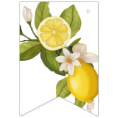 シトラスモダンレモンベビーシャワー バンティングフラッグ (第1の旗)