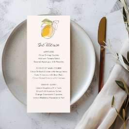 シトラスモダンレモンラインスケッチのメ結婚ニュー メニュー