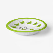 シトラスライムサークルハッピーバースデー ペーパーボウル (傾斜あり)