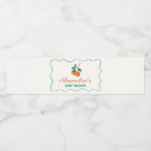 シトラスリトルかわいこちゃんモダンベビーシャワー ペットボトルラベル (シングルラベル)