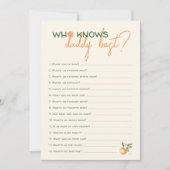 シトラスリトルかわいこちゃん誰がパパのカードを知っ最高のている 招待状 (正面)