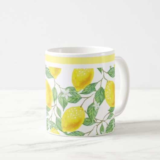 シトラスレモンと葉コーヒーマグ コーヒーマグカップ (正面右)