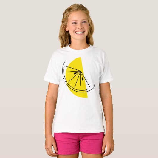 シトラスレモンの女の子のTシャツ Tシャツ (正面フル)