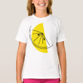 シトラスレモンの女の子のTシャツ Tシャツ (正面)