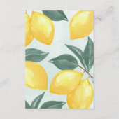 シトラスレモンサンキューカードノートレター エンクロージャーカード (裏面)