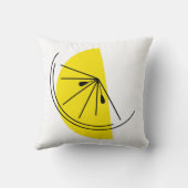 シトラスレモンスクエア装飾用クッション クッション (裏面)