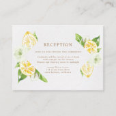 シトラスレモンツリー披露宴エンクロージャカード エンクロージャーカード (正面)