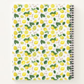 シトラスレモンパターンレシピ ノートブック (裏面)