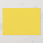 シトラスレモンブライダルシャワーアドバイスとウィッシュ サンキューカード (裏面)