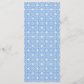 シトラスレモンブルー地中海のブライダルルンチョン メニュー (裏面)