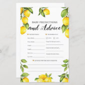 シトラスレモンベビー予測とアドバイスゲーム (正面/裏面)