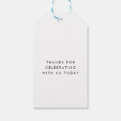 シトラスレモンミニマモダンリストブライダルシャワー ギフトタグ (裏面)