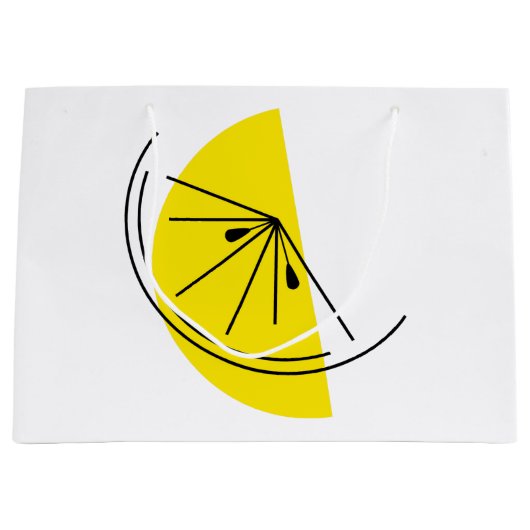 シトラスレモン抱き枕ラージ ラージペーパーバッグ (正面)