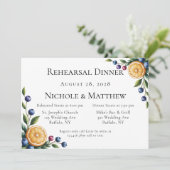 シトラス地中海のス結婚・リハーサル・ディナー 招待状 (スタンド正面)