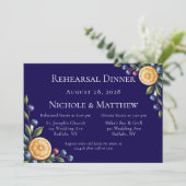 シトラス地中海のス結婚・リハーサル・ディナー 招待状 (スタンド正面)