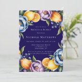 シトラス地中海のブーケブランチ&バブーブリー 招待状 (スタンド正面)
