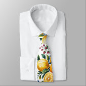 シトラス地中海のブーケ結婚の花婿 ネクタイ (タイ)