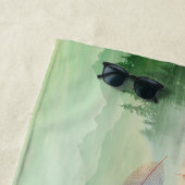 シトラス山反射ジャスト呼吸 ビーチタオル (インサイチュ)