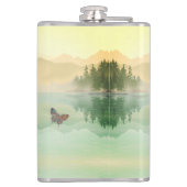 シトラス山反射ジャスト呼吸 フラスク (裏面)