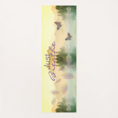 シトラス山反射ジャスト呼吸 ヨガマット (正面)