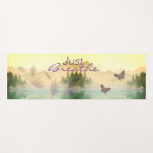 シトラス山反射ジャスト呼吸 ヨガマット (正面(横))