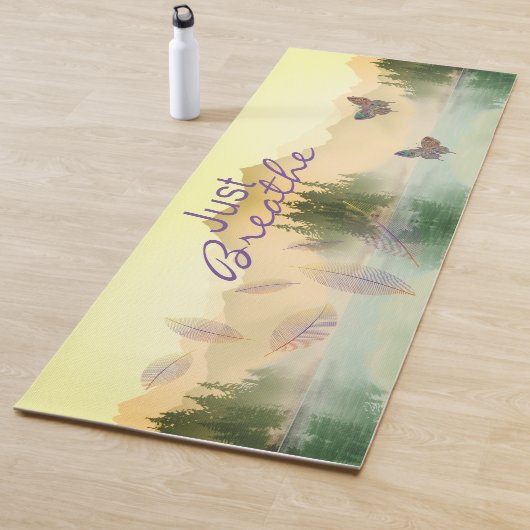 シトラス山反射ジャスト呼吸 ヨガマット (インサイチュ)