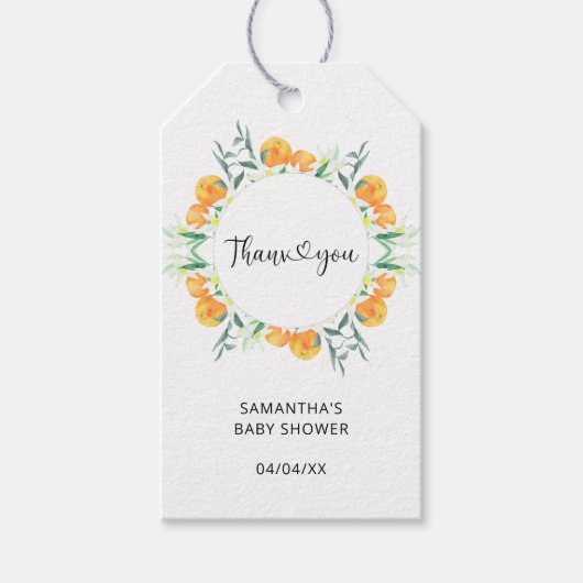 シトラス感謝していユー ギフトタグ (正面)