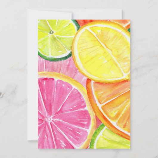 シトラス招待状 招待状 (裏面)