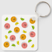 シトラス数々のアルミ角両面 キーホルダー (裏面)