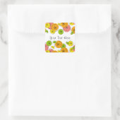 シトラス文字シール正方形 スクエアシール (バッグ)