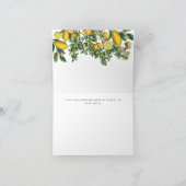 シトラス素朴ガーデンサンキューカード サンキューカード (内部)