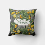 シトラス素朴ガーデン クッション (裏面)