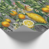 シトラス素朴ガーデン ラッピングペーパー (角)