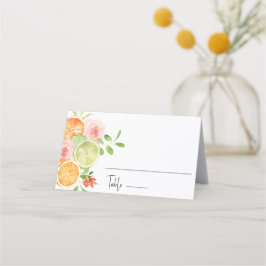 シトラス結婚フローラ座席表 プレイスカード