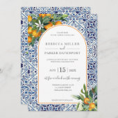 シトラス結婚式招待状 招待状 (正面/裏面)