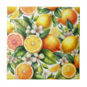 シトラス開花 タイル (正面)