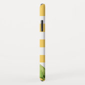 シトラス オーチャード レモン ストライプ モノグラム Case-Mate iPhoneケース (裏面/右)