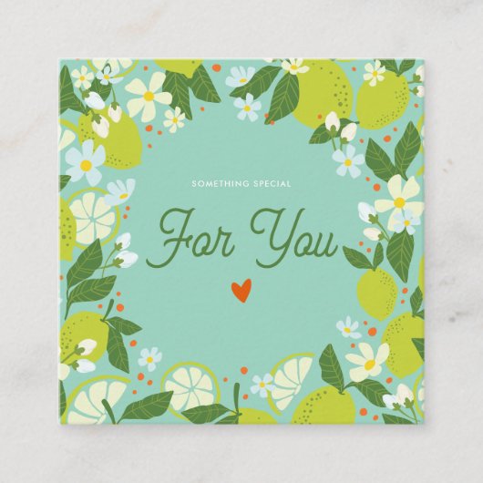 シトラス ガーデン 封入カード - 詳細カード エンクロージャーカード (正面)