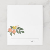 シトラス グリーン ネーム エスコート カード (外部開封)