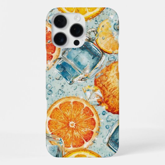 シトラス スプリッツ – さわやかなトロピカルシトラス フルーツ iPhoneケース (裏面)