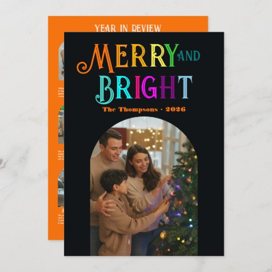 シトラス チアー 「今年の思い出」 フォト クリスマス (正面/裏面)