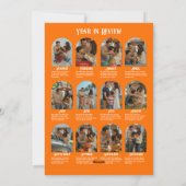 シトラス チアー 「1年を振り返って」 フォト クリスマス (裏面)