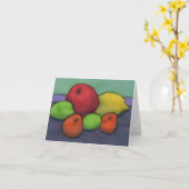 シトラス&ポメグラネートノテカード カード (黄色い花)