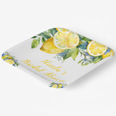 シトラス レモン メディテレーニアンブライダルシャワー ペーパープレート (傾斜あり)