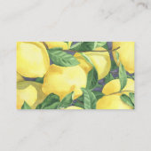 シトラス・レモン – レモンのドロップの数を推測する エンクロージャーカード (裏面)