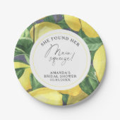 シトラス・レモン – 彼女は彼女のメインの絞りを見つけた ペーパープレート (正面)