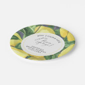 シトラス・レモン – 彼女は彼女のメインの絞りを見つけた ペーパープレート (アングル)