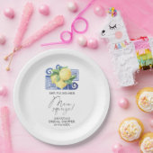 シトラス・レモン – 彼女は彼女のメインの絞りを見つけた ペーパープレート (パーティー)