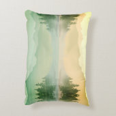 シトラスNグリーンマウンテンズフォレストランドスケープ アクセントクッション (裏面(縦))